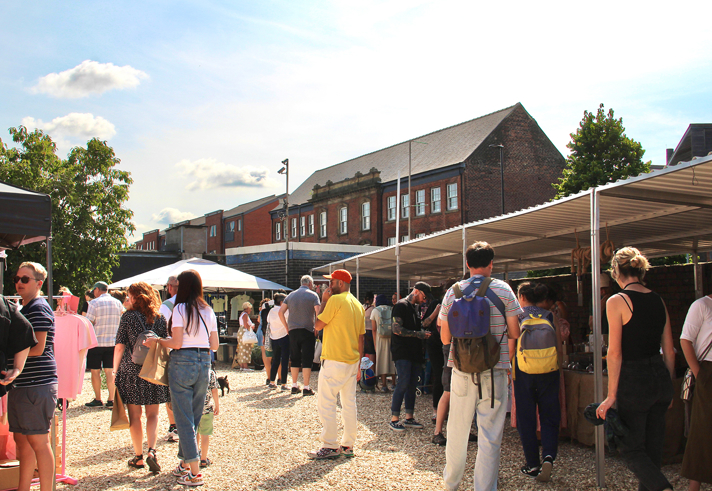 Peoples shopping at Rex Market