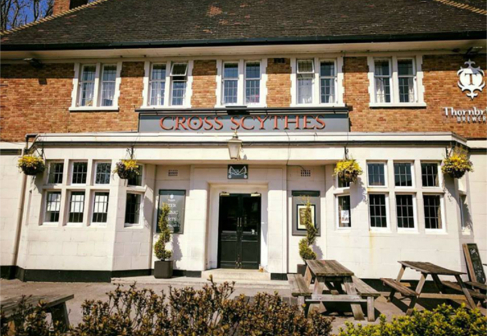 Exterior of The Cross Scythes.