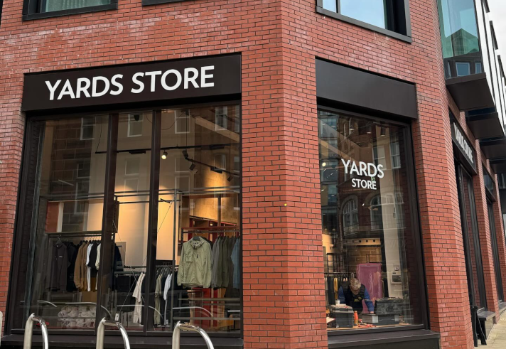 The exterior of the Yards Store.