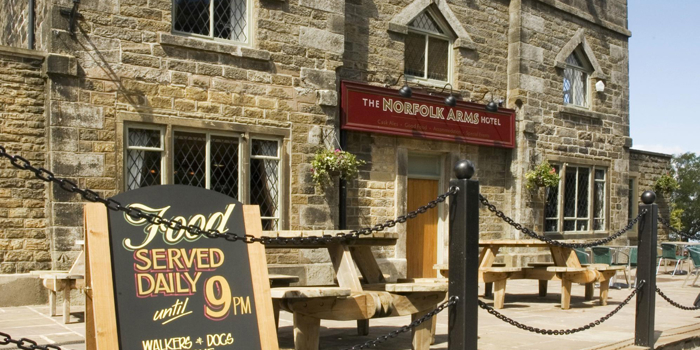 The exterior of The Norfolk Arms.