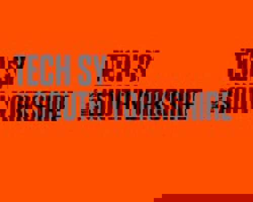 The orange logo of Tech SY. 