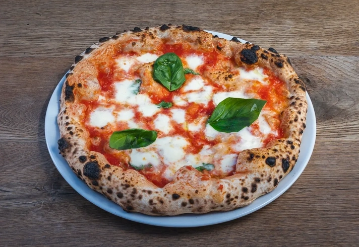 A Neapolitan pizza at Napoli Centro.