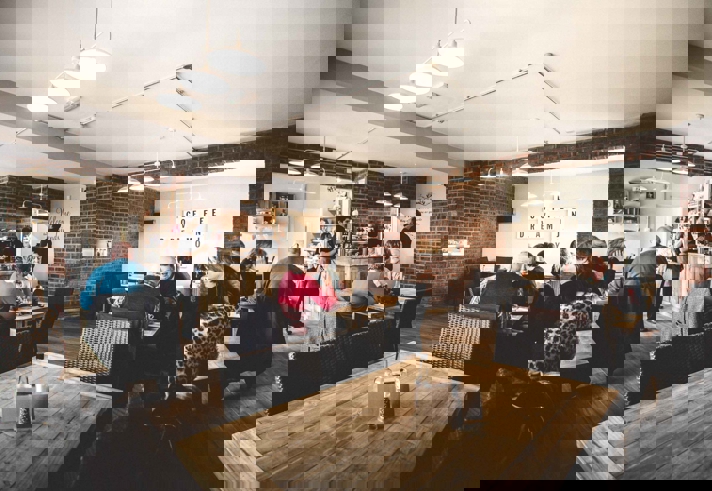 The interior of the Hidden Gem.