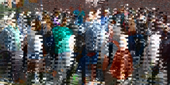 People enjoying a Kelham Island Walk.