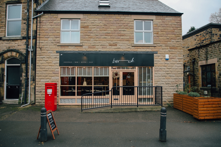 Exterior of bistro Bench