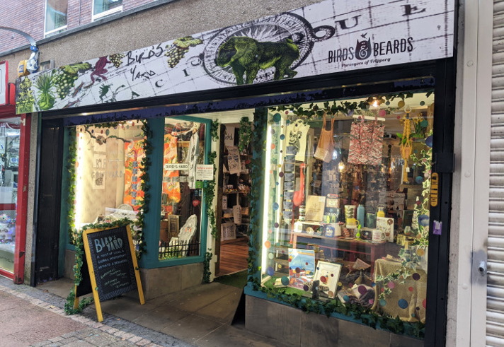 The entrance to Bird's Yard.