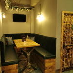 A booth at Boulevardier