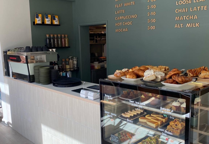 The counter at Kollective Kitchen.