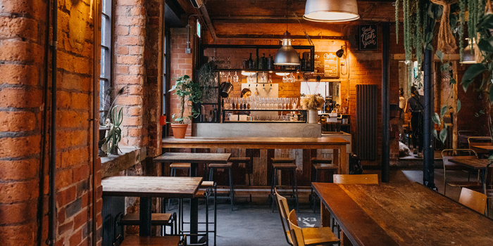 Interior shot of Tamper Coffee.