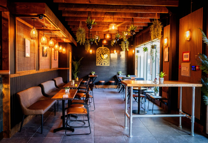 The interior of The Canary Micro Bar.