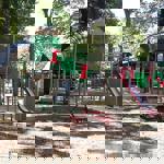 The children's play area at Norfolk Heritage Park.