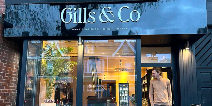 The shop front at Gills & Co