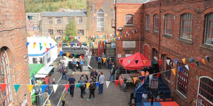 An aerial view of the Steel City Beer And Cider Festival.
