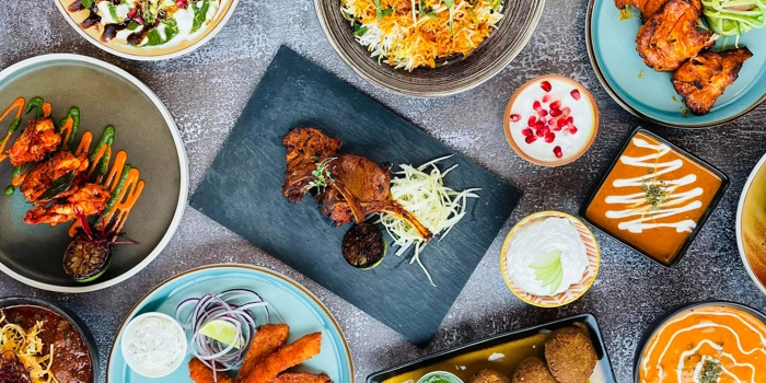 Plates of food at Urban Choola.