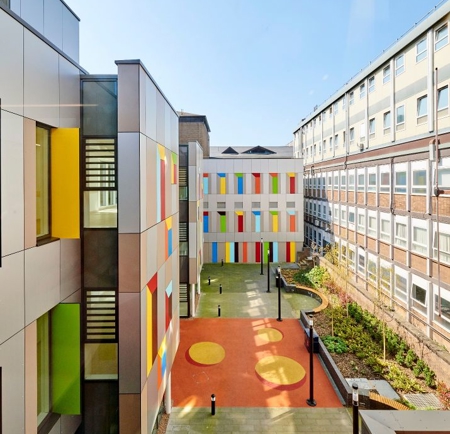 The exterior of the Sheffield Children's  NHS Foundation Trust Office building.
