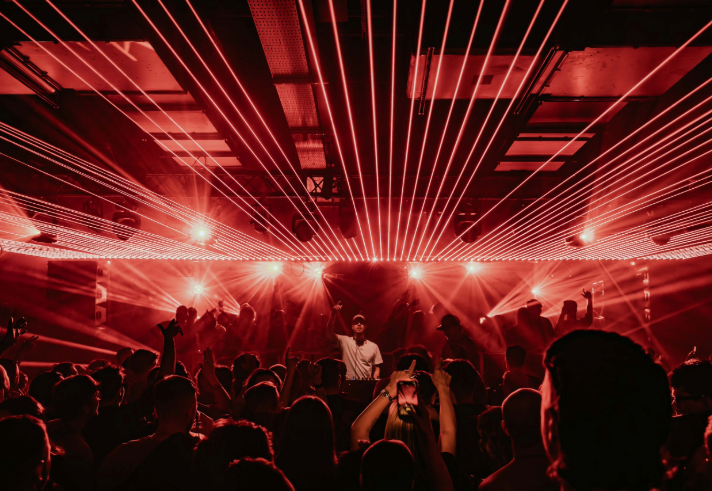 A DJ playing a club night at Electric Studios.